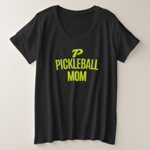 Camisa de Luxo Pickleball Mom Estiloso Picklebal