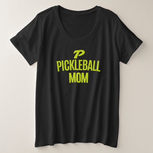 Camisa de Luxo Pickleball Mom | Estiloso Picklebal (Frente do Design)