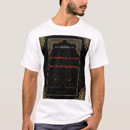 Camisa de Luxo Preto e Dourado para Casamento Muçu