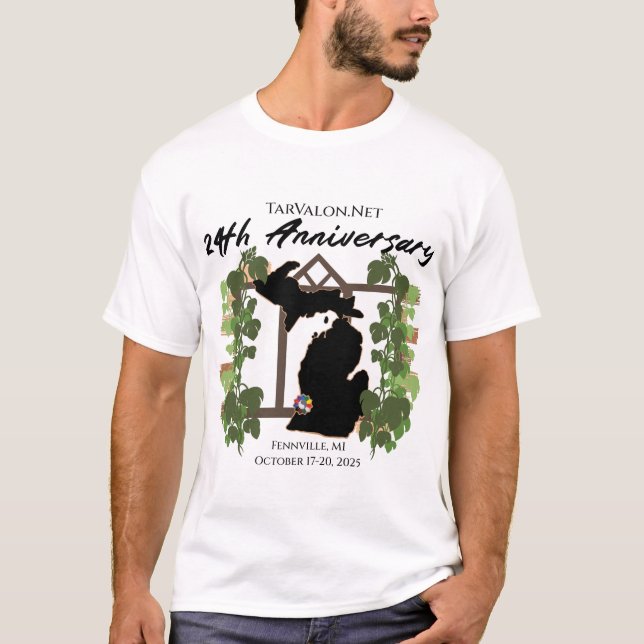 Camisa de luz da festa de 24 anos TarValon.Net (Frente)