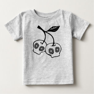Camisa de Maçã de Crânio Floral