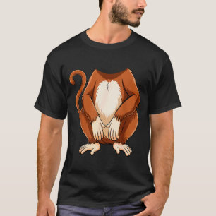Camisa de Macaco Adulto Crianças Homens Mulheres M