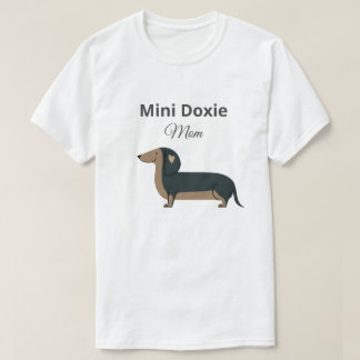 Camisa de Mãe de Doxie Miniatura Presente de Cacho