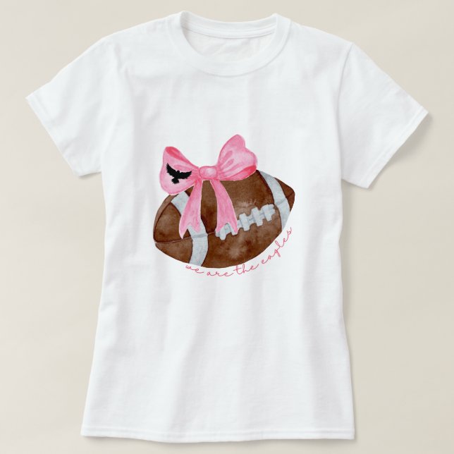  Camisa de Mãe de Futebol Fofa, Camisa de Laço de  (Frente do Design)