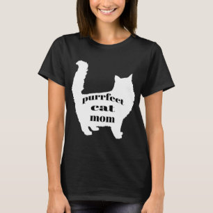 Camisa de Mãe de Gato Moderno e Divertido