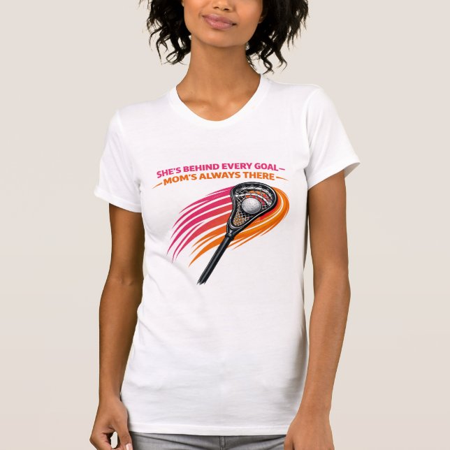 Camisa de Mãe de Lacrosse Presente do Dia das Mães (Frente)