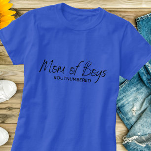 Camisa de Mãe de Meninos em Maioria