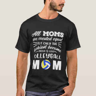 Camisa de Mãe de Voleibol Louco e Orgulhoso