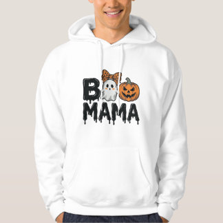 Camisa de Mãe Fantasma de Halloween Abóbora Boo Ma
