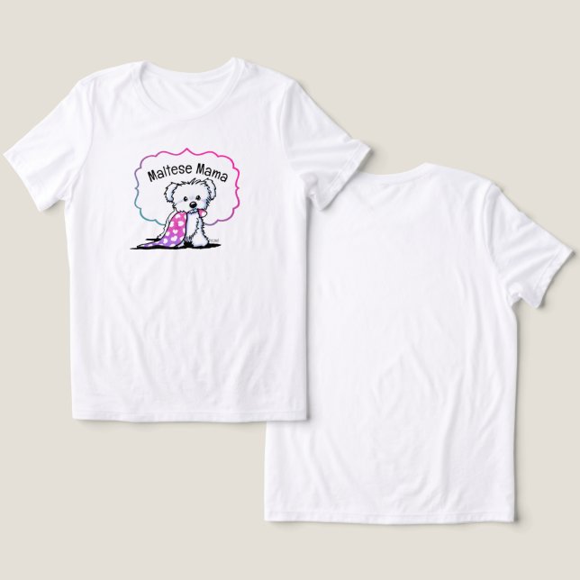 Camisa de Mãe Maltesa (Design Frente e Verso)