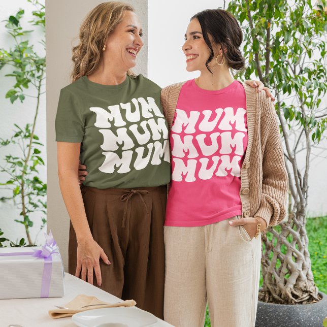 Camisa de mãe para Mulheres - Presente Retroativo  (best mom ever shirt, mum shirt, retro mom shirt, vintage mum tee, mother’s day gift, birthday gift)