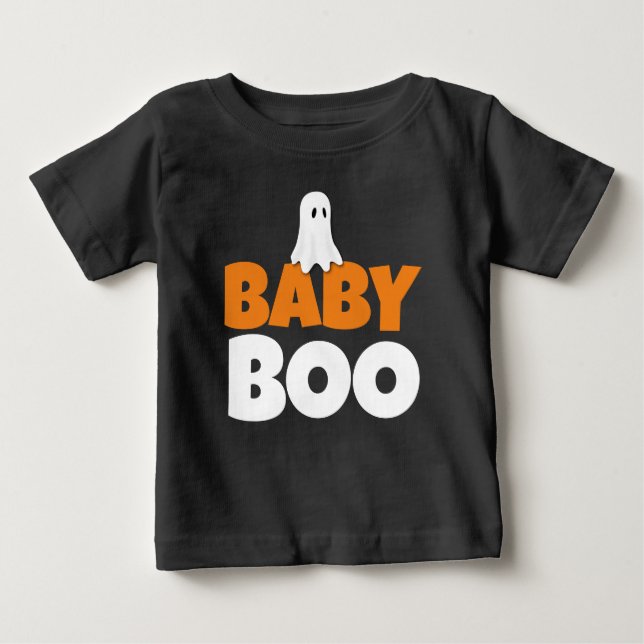 CAMISA DE MALHA BABY BOO HALLOWEEN (Frente)