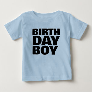 CAMISA DE MALHA PARA MENINOS MENINO DE ANIVERSÁRIO