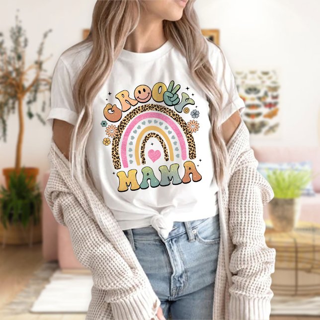 Camisa De Mama De Groovy, Camiseta Da Mãe De Groov (Criador carregado)