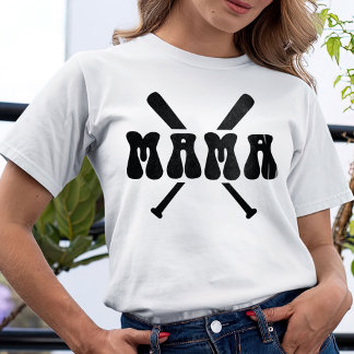Camisa De Mama, Presente De Beisebol Para Camiseta
