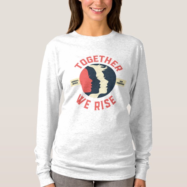 Camisa de manga comprida das mulheres (Frente)