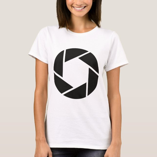 Camisa de Manga Curta Camera Shutter – Fotografia  (Frente)