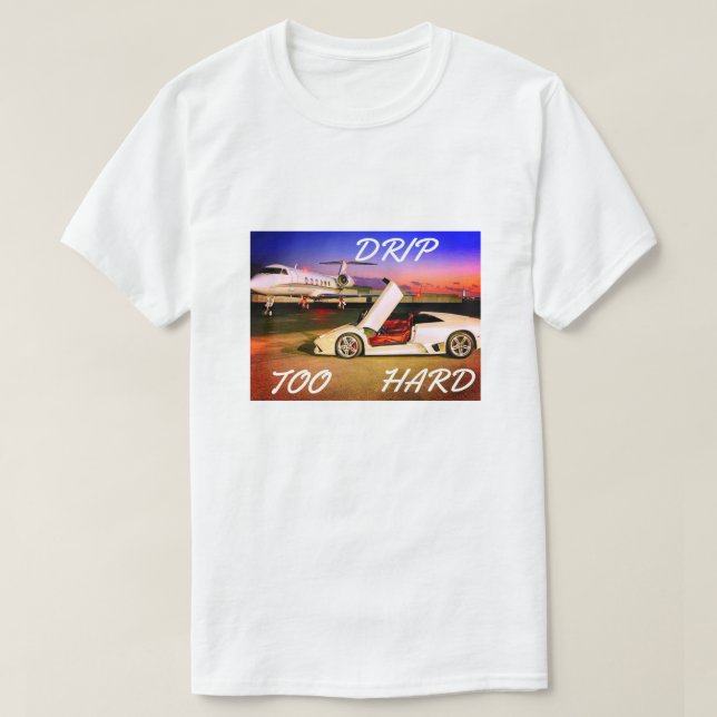 CAMISA DE MANGA CURTA DRIP TOO HARD (Frente do Design)