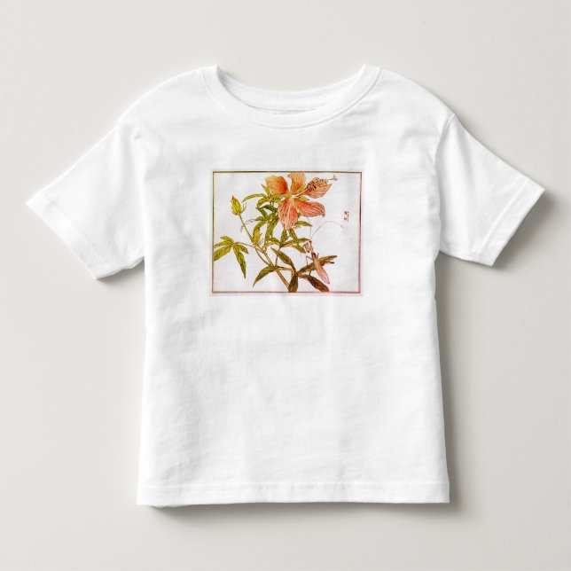 CAMISA DE MANGA CURTA PARA CRIANÇAS COM FLORES NOM (Frente)