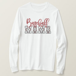 Camisa de Manga Longa Baseball Mama
