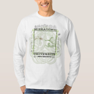 Camisa de manga longa com Universidade Miskatônica