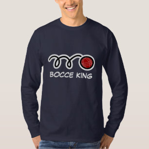 Camisa de manga longa de bola de bocce Jogador r