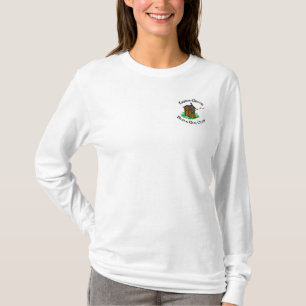 Camisa de manga longa, de uso feminino - cores var