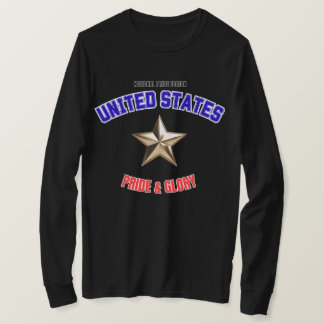 Camisa de Manga Longa Edição Orgulho Nacional EUA