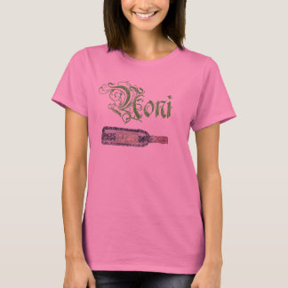 Camisa de Manga Longa Garrafa de Vinho Noni