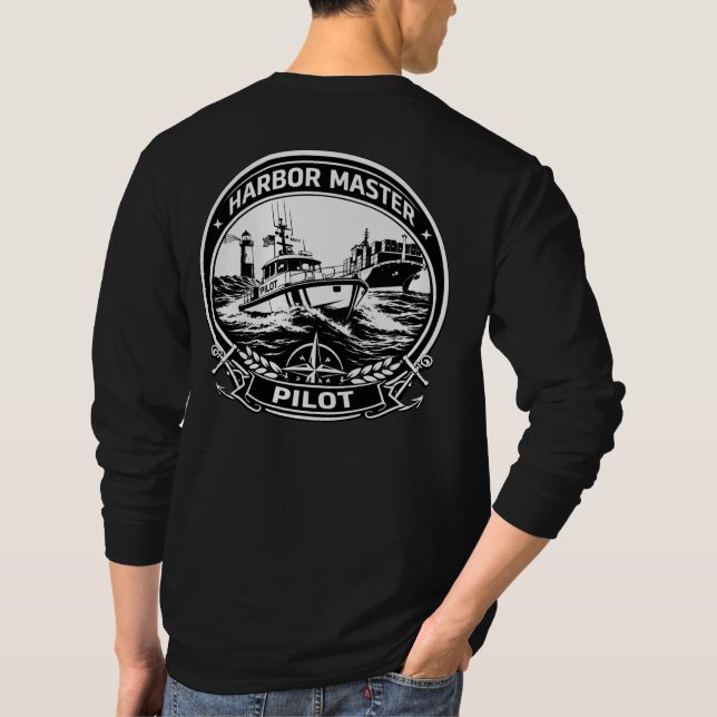 Camisa de manga longa Harbour Master Pilot: Profis (Verso)