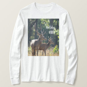 Camisa de manga longa Holiday Vibes Deers