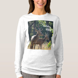 Camisa de manga longa Holiday Vibes Deers