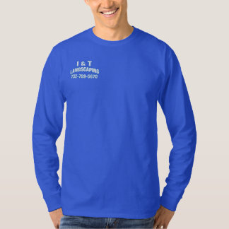 Camisa de manga longa masculina I & T Landscaping