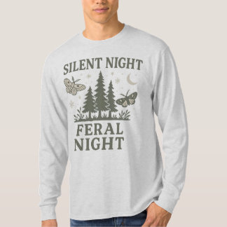 Camisa de Manga Longa Masculina Silent Night Feral