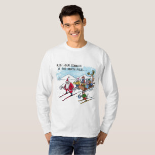 camisa de manga longa North Pole Rush Hour