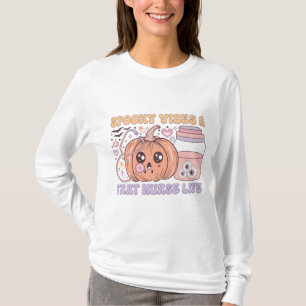 Camisa de Manga Longa Nurse Life Halloween