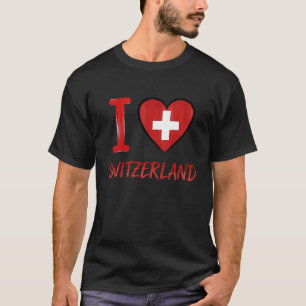 Camisa de Manga Longa Orgulho Suíço Bandeira da Su