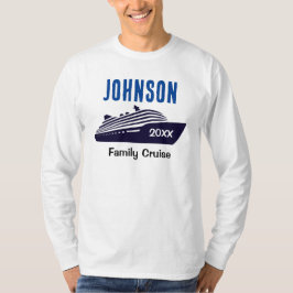 Camisa de manga longa para homens navio de cruzeir