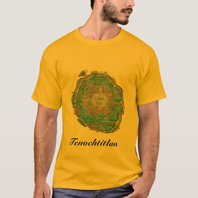 Camisa de Mapa Tenochtitlan (Frente)