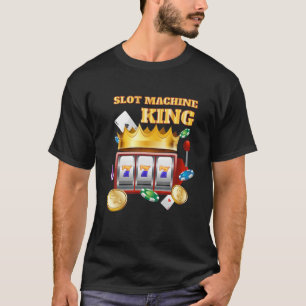 Camisa de Máquina de Slot - Kin de Jogo Hilário Ca