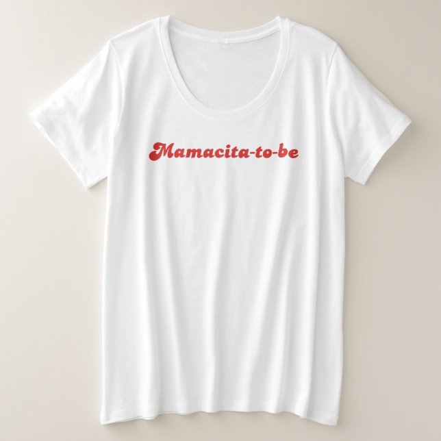 Camisa De Maternidade De Mamacita (Frente do Design)