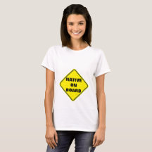 Camisa de Maternidade "Nativo no Conselho"