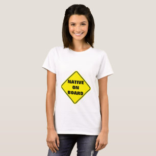 Camisa de Maternidade "Nativo no Conselho"