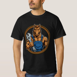 Camisa de Mecânico de Cavalo - Chave de Garagem de