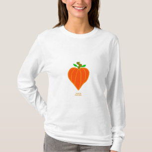 Camisa de Mel Longa das Mulheres do Coração da Bom
