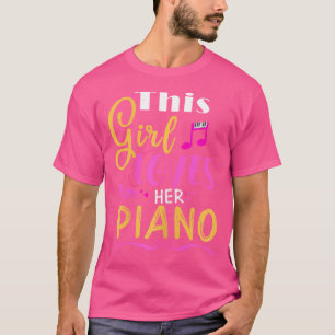 Camisa de Menina Pianista I Pianista Amante de Pia
