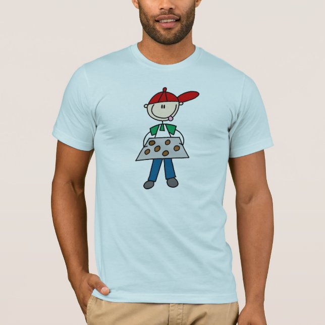 Camisa de Menino Assando Biscoitos (Frente)