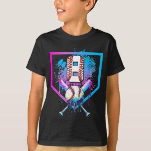 Camisa de Menino Beisebol Drip 8º Aniversário Casa