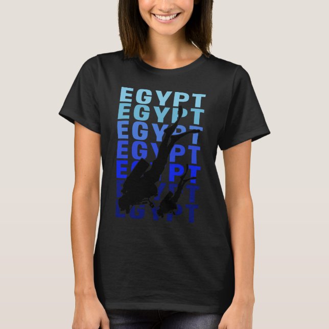 Camisa de mergulho feminina no Egito (Frente)