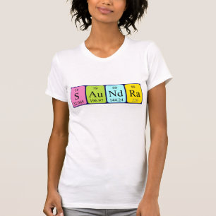 Camisa de mesa periódica Saundra